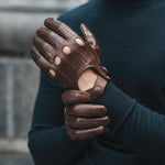 Autohandschoenen Heren Bruin - Handgemaakt in Italië - Fratelli Orsini – Luxe Leren Handschoenen – Handgemaakt in Italië – Fratelli Orsini® - 5