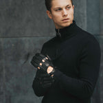 Autohandschoenen Heren Zwart - Handgemaakt in Italië - Fratelli Orsini – Luxe Leren Handschoenen – Handgemaakt in Italië – Fratelli Orsini® - 8