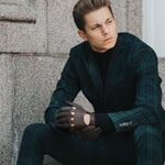 Autohandschoenen Heren - Donkerbruin - Handgemaakt in Italië – Luxe Leren Handschoenen – Handgemaakt in Italië – Fratelli Orsini® - 7