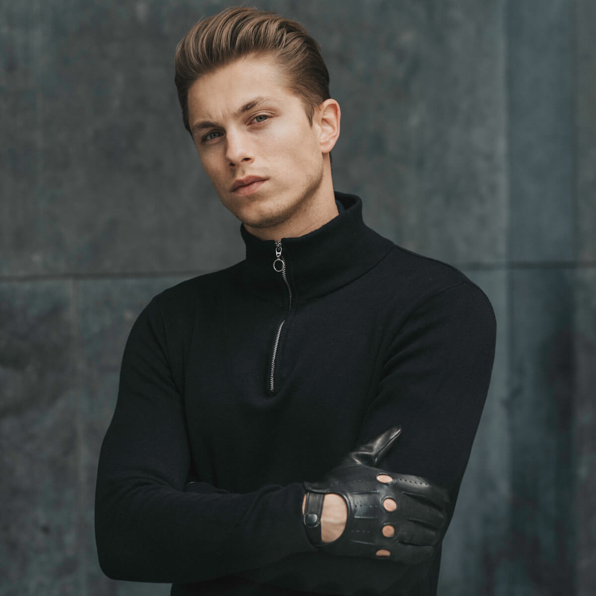 Autohandschoenen Heren Zwart - Handgemaakt in Italië - Fratelli Orsini – Luxe Leren Handschoenen – Handgemaakt in Italië – Fratelli Orsini® - 10