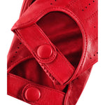 Autohandschoenen Dames Rood - Handgemaakt in Italië – Luxe Leren Handschoenen – Handgemaakt in Italië – Fratelli Orsini® - 3