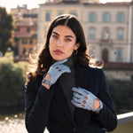 Autohandschoenen Dames Lichtblauw - Handgemaakt in Italië – Luxe Leren Handschoenen – Handgemaakt in Italië – Fratelli Orsini® - 2