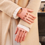 Autohandschoenen Dames Roze - Handgemaakt in Italië – Luxe Leren Handschoenen – Handgemaakt in Italië – Fratelli Orsini® - 3