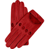 Autohandschoenen Dames Rood - Handgemaakt in Italië – Luxe Leren Handschoenen – Handgemaakt in Italië – Fratelli Orsini® - 1