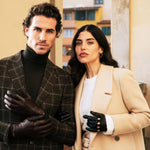 Autohandschoenen Dames Zwart - Handgemaakt in Italië – Luxe Leren Handschoenen – Handgemaakt in Italië – Fratelli Orsini® - 8