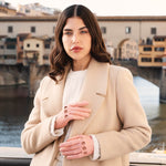Autohandschoenen Dames Roze - Handgemaakt in Italië – Luxe Leren Handschoenen – Handgemaakt in Italië – Fratelli Orsini® - 4