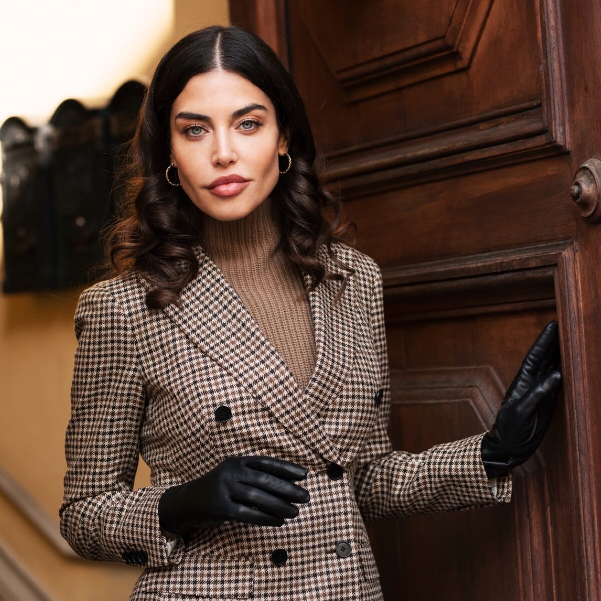 Leren Handschoenen Dames - Lamswollen Voering - Handgemaakt in Italië – Luxe Leren Handschoenen – Handgemaakt in Italië – Fratelli Orsini® - 8