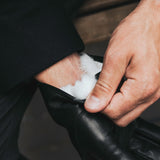 Leren Handschoenen Heren Zwart - Witte Vacht - Handgemaakt in Italië – Luxe Leren Handschoenen – Handgemaakt in Italië – Fratelli Orsini® - 6