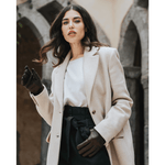 Bruine Leren Handschoenen Dames - Bruine Vacht - Handgemaakt in Italië – Luxe Leren Handschoenen – Handgemaakt in Italië – Fratelli Orsini® - 8