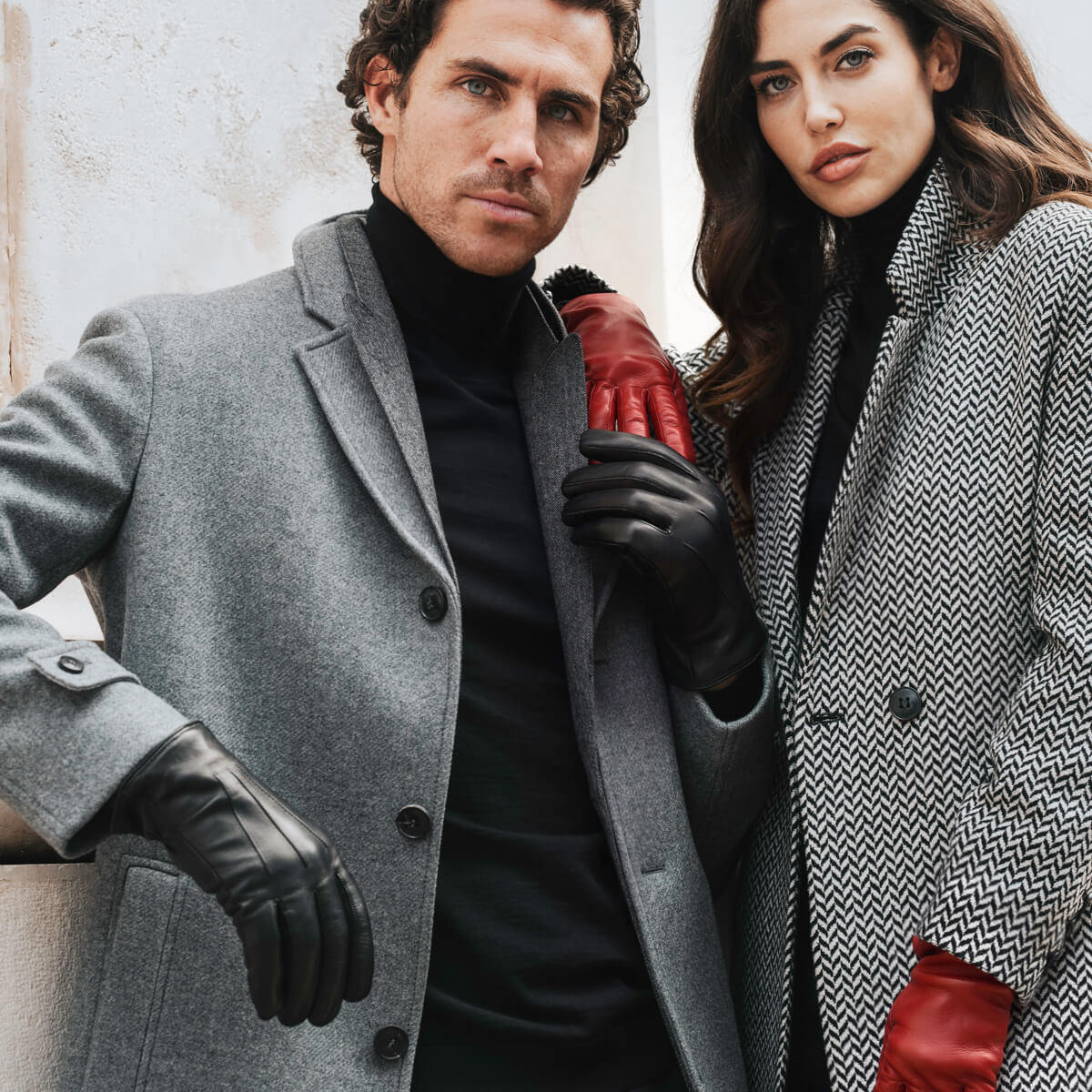 Leren Handschoenen Heren Zwart - Bruine Vacht - Handgemaakt in Italië – Luxe Leren Handschoenen – Handgemaakt in Italië – Fratelli Orsini® - 9