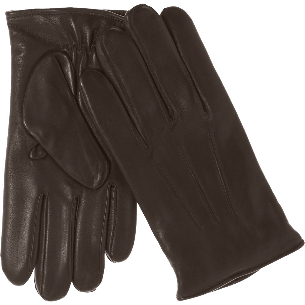 Bruine Leren Handschoenen Heren Touchscreen - 100% Cashmere - Gemaakt in Italië – Luxe Leren Handschoenen – Handgemaakt in Italië – Fratelli Orsini® - 2