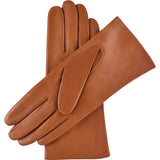 Cognac Leren Handschoenen Dames - Touchscreen - Gemaakt in Italië - 100% Cashmere - Gemaakt in Italië – Luxe Leren Handschoenen – Handgemaakt in Italië – Fratelli Orsini® - 2