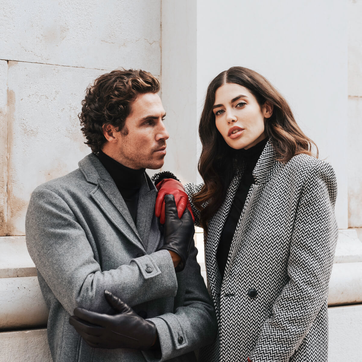 Rode Leren Handschoenen Dames - Touchscreen - Gemaakt in Italië - 100% Cashmere - Gemaakt in Italië – Luxe Leren Handschoenen – Handgemaakt in Italië – Fratelli Orsini® - 9