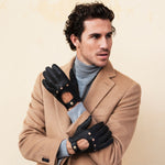 Autohandschoenen Heren Donkerbruin - Handgemaakt in Italië - Deerskin – Luxe Leren Handschoenen – Handgemaakt in Italië – Fratelli Orsini® - 5