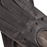 Autohandschoenen Heren Donkerbruin - Handgemaakt in Italië - Deerskin – Luxe Leren Handschoenen – Handgemaakt in Italië – Fratelli Orsini® - 3