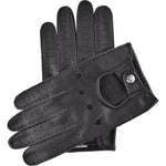 Autohandschoenen Heren Zwart - Handgemaakt in Italië - Deerskin – Luxe Leren Handschoenen – Handgemaakt in Italië – Fratelli Orsini® - 1
