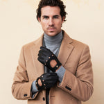 Autohandschoenen Heren Donkerbruin - Handgemaakt in Italië - Deerskin – Luxe Leren Handschoenen – Handgemaakt in Italië – Fratelli Orsini® - 7