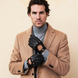 Autohandschoenen Heren Donkerbruin - Handgemaakt in Italië - Deerskin – Luxe Leren Handschoenen – Handgemaakt in Italië – Fratelli Orsini® - 7