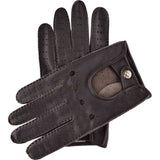 Autohandschoenen Heren Donkerbruin - Handgemaakt in Italië - Deerskin – Luxe Leren Handschoenen – Handgemaakt in Italië – Fratelli Orsini® - 1