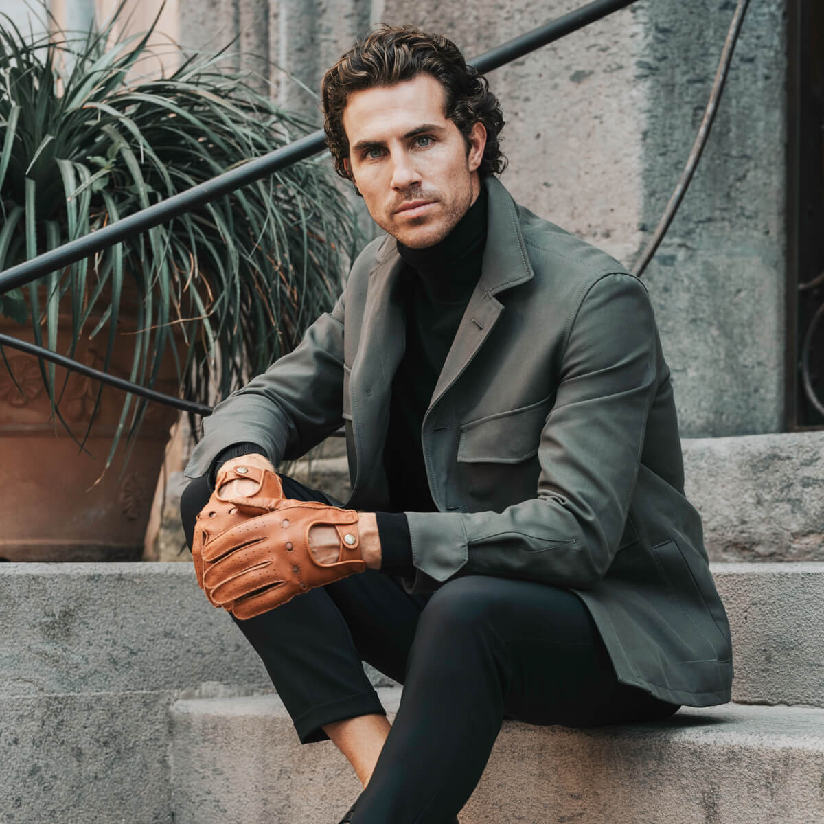 Autohandschoenen Heren Bruin - Deerskin - Handgemaakt in Italië – Luxe Leren Handschoenen – Handgemaakt in Italië – Fratelli Orsini® - 4