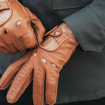 Autohandschoenen Heren Bruin - Deerskin - Handgemaakt in Italië – Luxe Leren Handschoenen – Handgemaakt in Italië – Fratelli Orsini® - 5