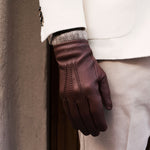 Bruine Leren Handschoenen Heren - Deerskin - Handgemaakt in Italië – Luxe Leren Handschoenen – Handgemaakt in Italië – Fratelli Orsini® - 7