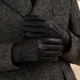 Zwarte Leren Handschoenen Heren - Hertenleer - Handgemaakt in Italië – Luxe Leren Handschoenen – Handgemaakt in Italië – Fratelli Orsini® - 7