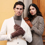 Bruine Leren Handschoenen Heren - Deerskin - Handgemaakt in Italië – Luxe Leren Handschoenen – Handgemaakt in Italië – Fratelli Orsini® - 8