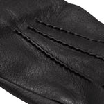 Zwarte Leren Handschoenen Heren - Hertenleer - Handgemaakt in Italië – Luxe Leren Handschoenen – Handgemaakt in Italië – Fratelli Orsini® - 4