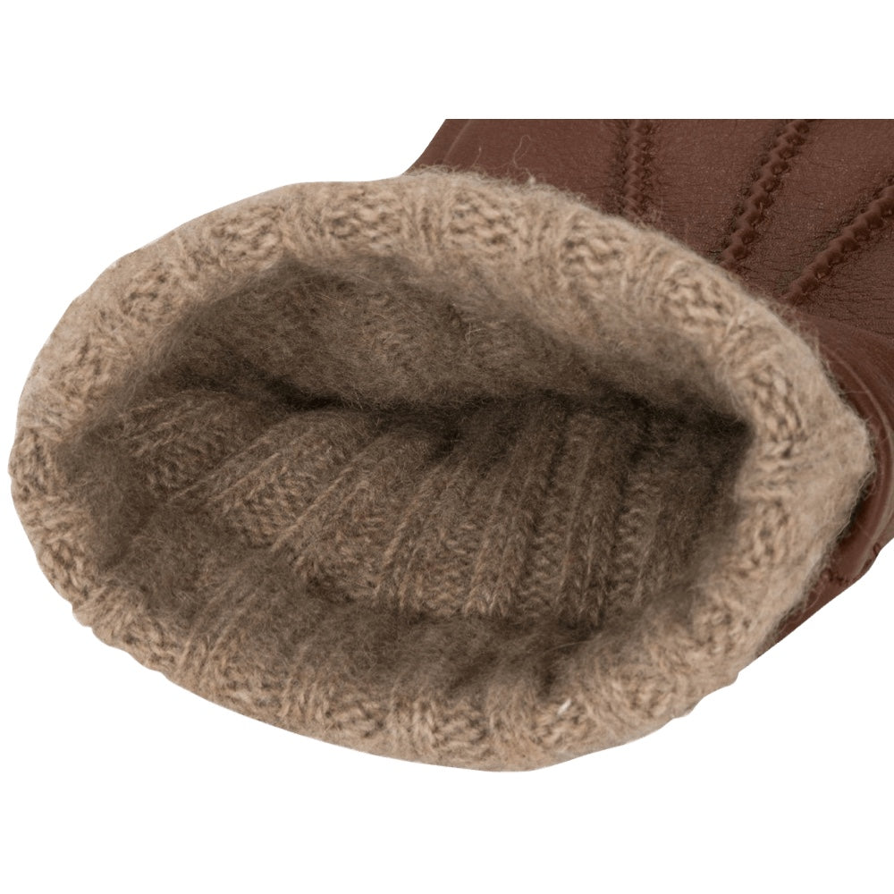 Bruine Leren Handschoenen Heren - Deerskin - Handgemaakt in Italië – Luxe Leren Handschoenen – Handgemaakt in Italië – Fratelli Orsini® - 2