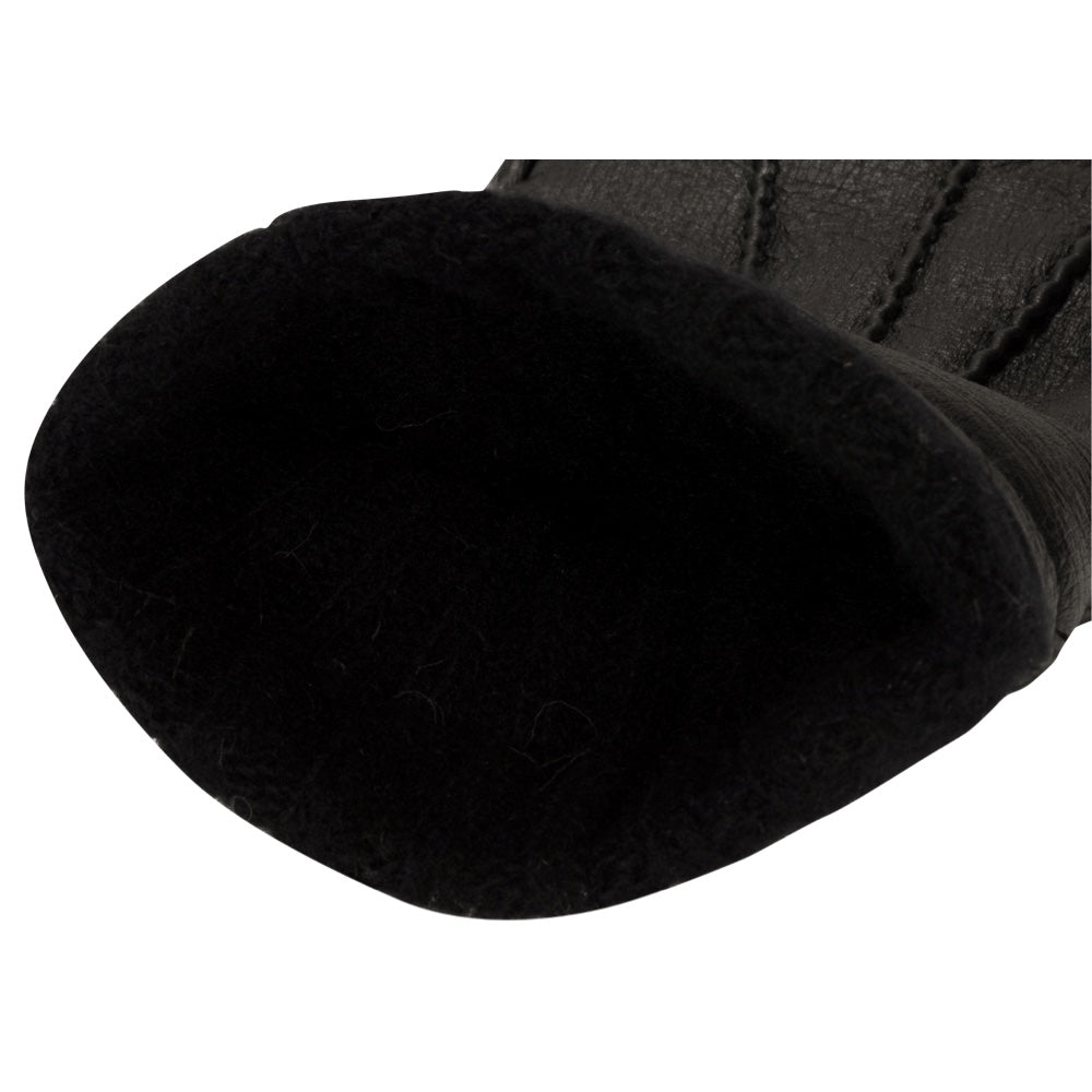 Zwarte Leren Handschoenen Heren - Hertenleer - Handgemaakt in Italië – Luxe Leren Handschoenen – Handgemaakt in Italië – Fratelli Orsini® - 2