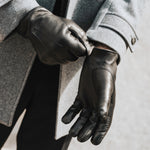 Leren Handschoenen Heren Zwart - Bruine Vacht - Handgemaakt in Italië – Luxe Leren Handschoenen – Handgemaakt in Italië – Fratelli Orsini® - 8