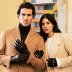 Leren Handschoenen Heren Bruin - Witte Vacht - Handgemaakt in Italië – Luxe Leren Handschoenen – Handgemaakt in Italië – Fratelli Orsini® - 9