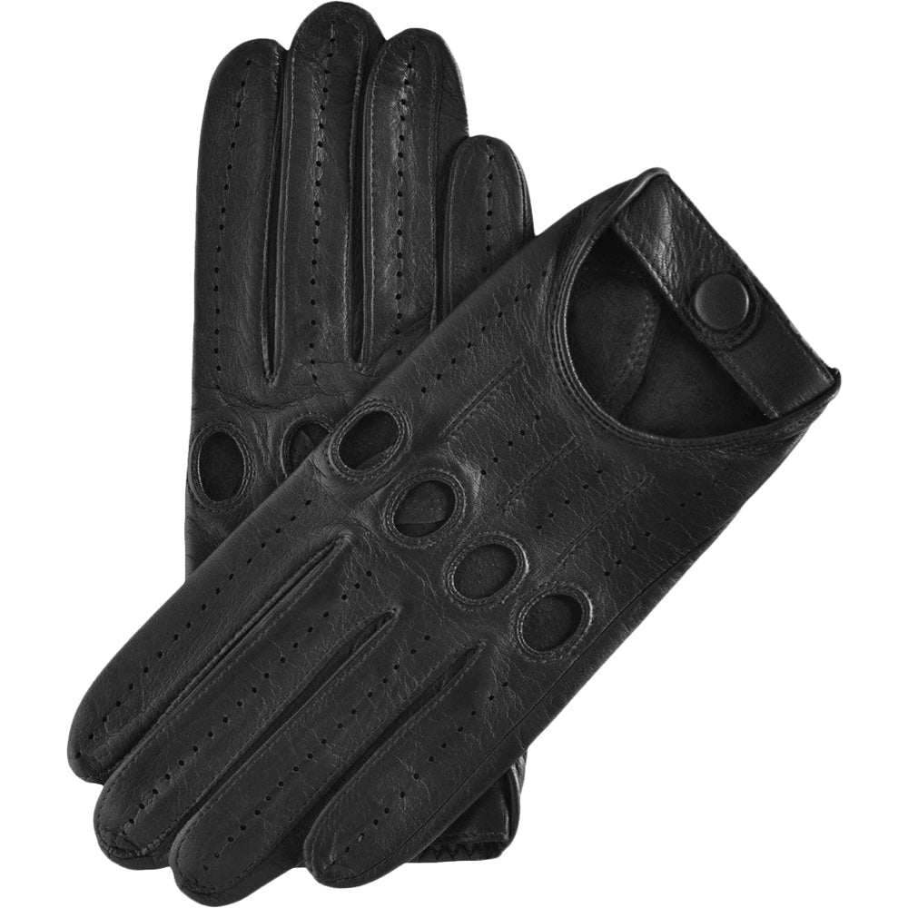 Autohandschoenen Heren Zwart - Handgemaakt in Italië - Fratelli Orsini – Luxe Leren Handschoenen – Handgemaakt in Italië – Fratelli Orsini® - 1