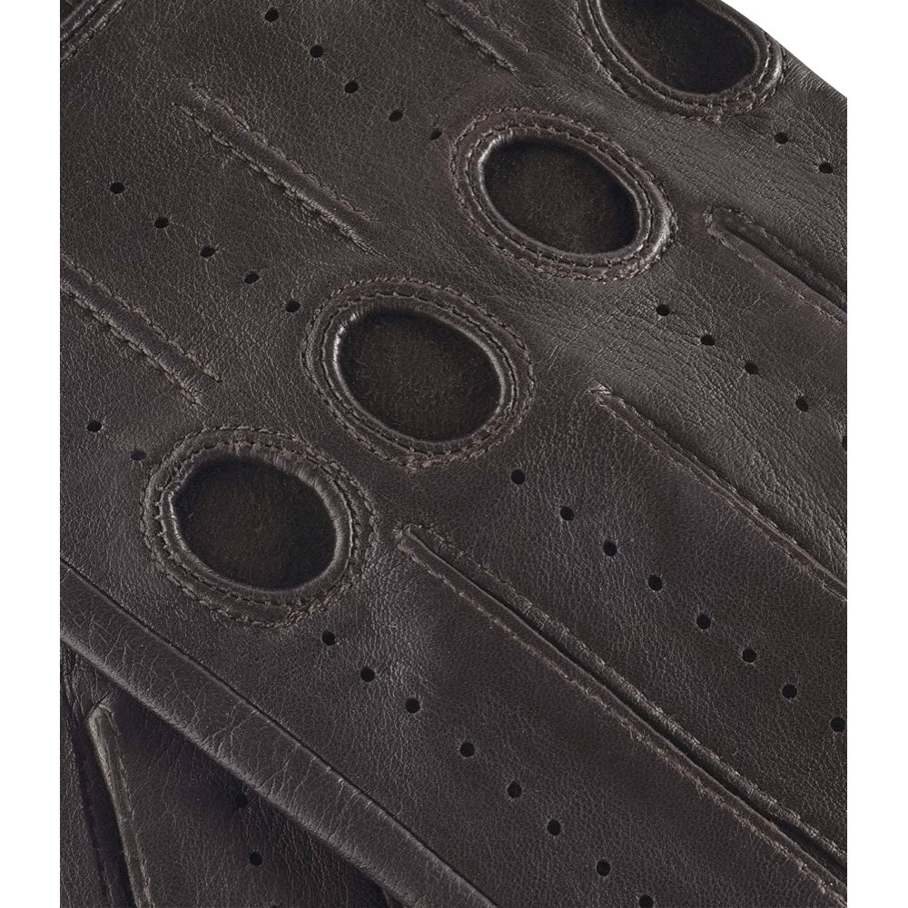 Autohandschoenen Heren - Donkerbruin - Handgemaakt in Italië – Luxe Leren Handschoenen – Handgemaakt in Italië – Fratelli Orsini® - 3