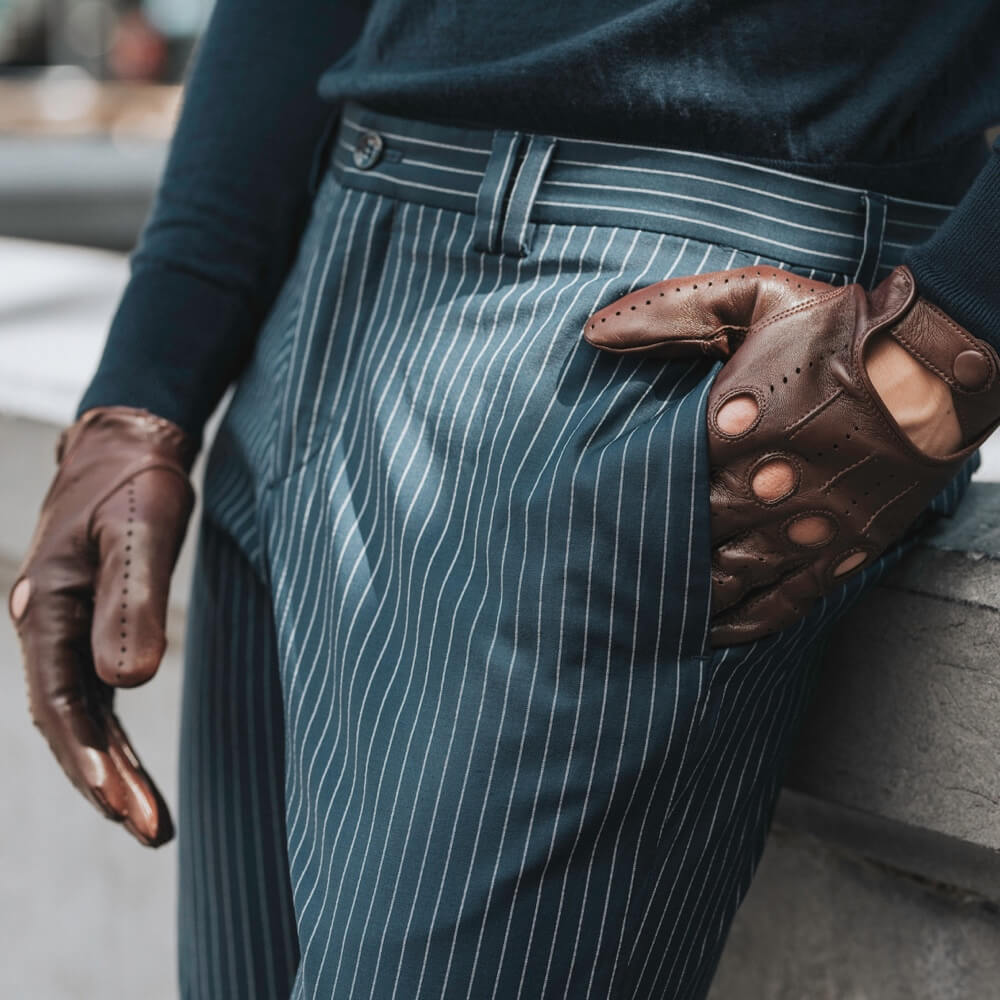 Autohandschoenen Heren Bruin - Handgemaakt in Italië - Fratelli Orsini – Luxe Leren Handschoenen – Handgemaakt in Italië – Fratelli Orsini® - 6