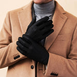 Peccary Leren Handschoenen Zwart - 100% Cashmere - Handgemaakt in Italië – Luxe Leren Handschoenen – Handgemaakt in Italië – Fratelli Orsini® - 5