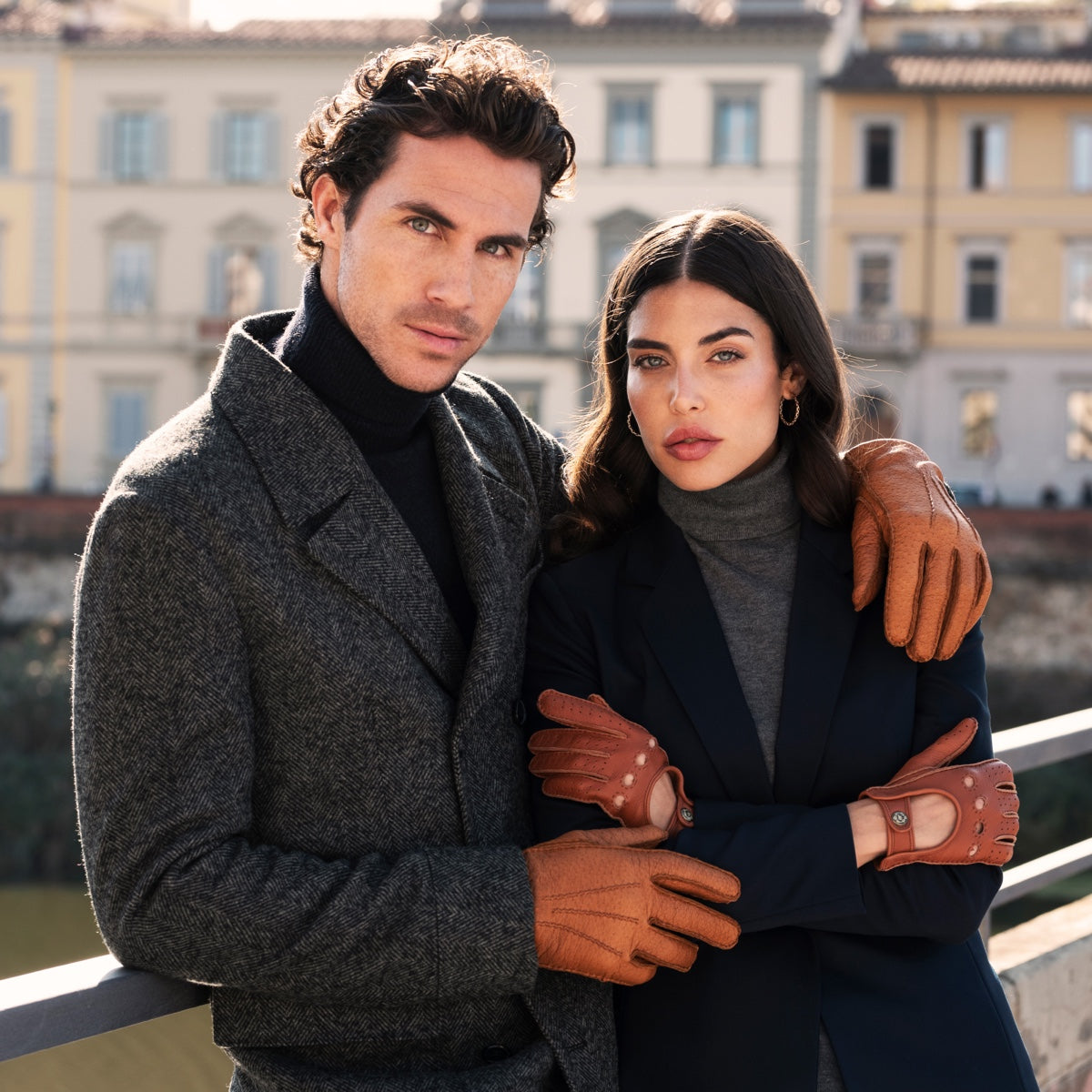Peccary Leren Handschoenen - 100% Cashmere - Handgemaakt in Italië – Luxe Leren Handschoenen – Handgemaakt in Italië – Fratelli Orsini® - 8