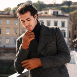 Peccary Leren Handschoenen - 100% Cashmere - Handgemaakt in Italië – Luxe Leren Handschoenen – Handgemaakt in Italië – Fratelli Orsini® - 4