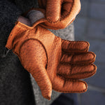 Peccary Leren Handschoenen - 100% Cashmere - Handgemaakt in Italië – Luxe Leren Handschoenen – Handgemaakt in Italië – Fratelli Orsini® - 5