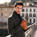 Peccary Leren Handschoenen - 100% Cashmere - Handgemaakt in Italië – Luxe Leren Handschoenen – Handgemaakt in Italië – Fratelli Orsini® - 6