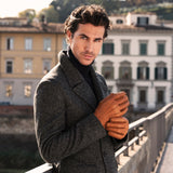 Peccary Leren Handschoenen - 100% Cashmere - Handgemaakt in Italië – Luxe Leren Handschoenen – Handgemaakt in Italië – Fratelli Orsini® - 6