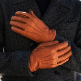 Peccary Leren Handschoenen - 100% Cashmere - Handgemaakt in Italië – Luxe Leren Handschoenen – Handgemaakt in Italië – Fratelli Orsini® - 7