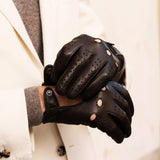 Autohandschoenen Heren Bruin - Touchscreen - Handgemaakt in Italië – Luxe Leren Handschoenen – Handgemaakt in Italië – Fratelli Orsini® - 6